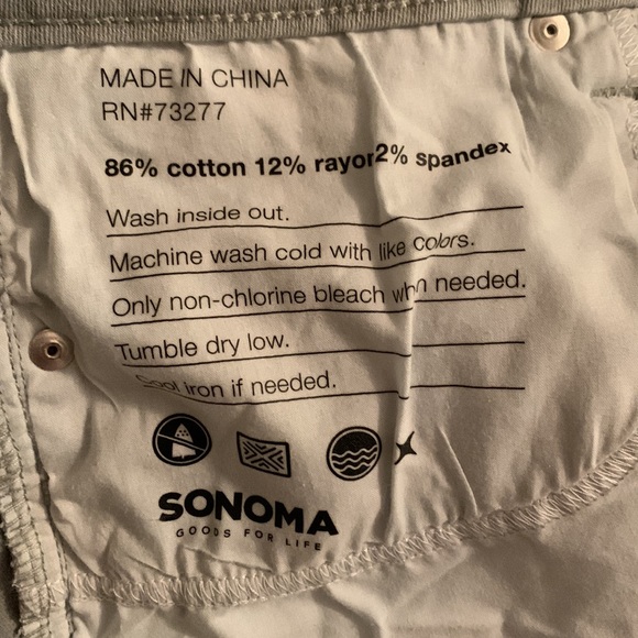 EUC Sonoma grey stretchy 5-pocket skinny jeans with raw hem size 22W - Picture 11 of 11